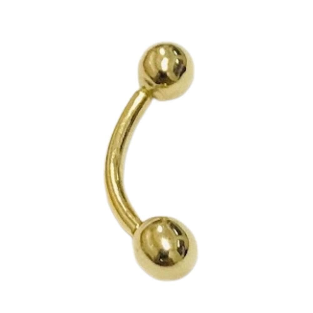 Piercing Ouro Dourado Brx0100