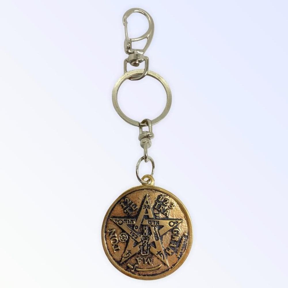 Chaveiro Tetragramaton 10 Cm Metal - Escolha A Cor
