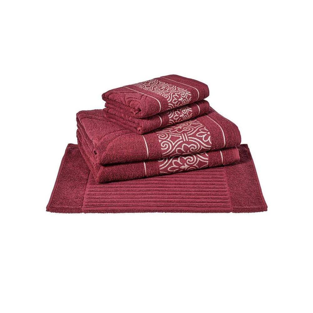 Jogo De Toalha Banhão 5 Peças Taj Hibisco Cavhome