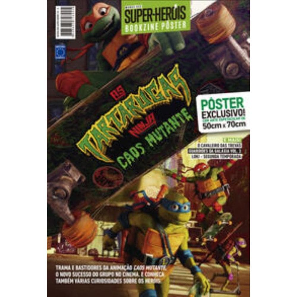 Superpôster Mundo dos Super-Heróis - Tartarugas Ninja Caos Mutante