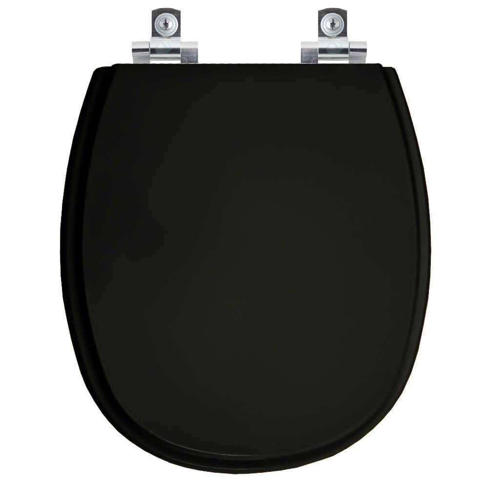 Assento Sanitário com Fechamento Lento Fast Ébano (Preto) para vaso Deca