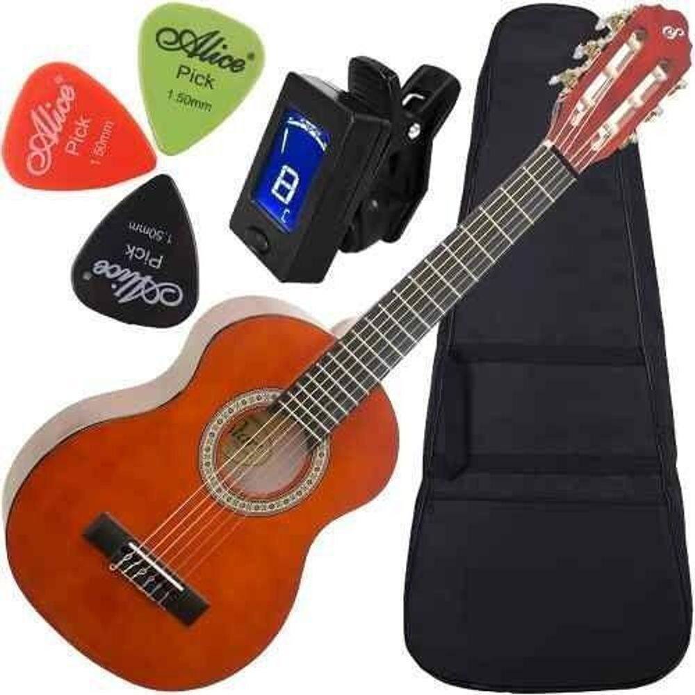 Kit Violão 3/4 Infantil Acústico Com Capa N6 Giannini