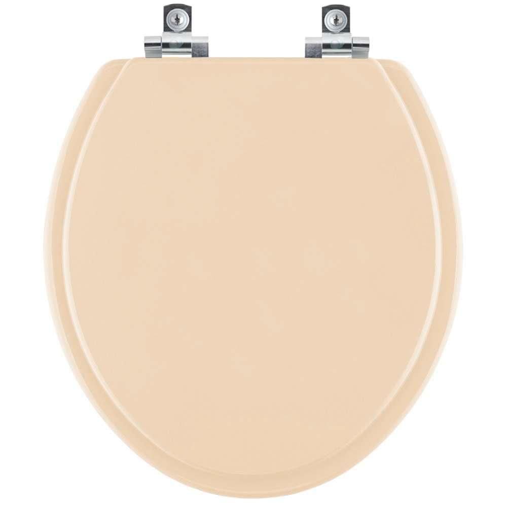 Assento Sanitário com Amortecedor Convencional Oval Rosa Floral para vaso Deca