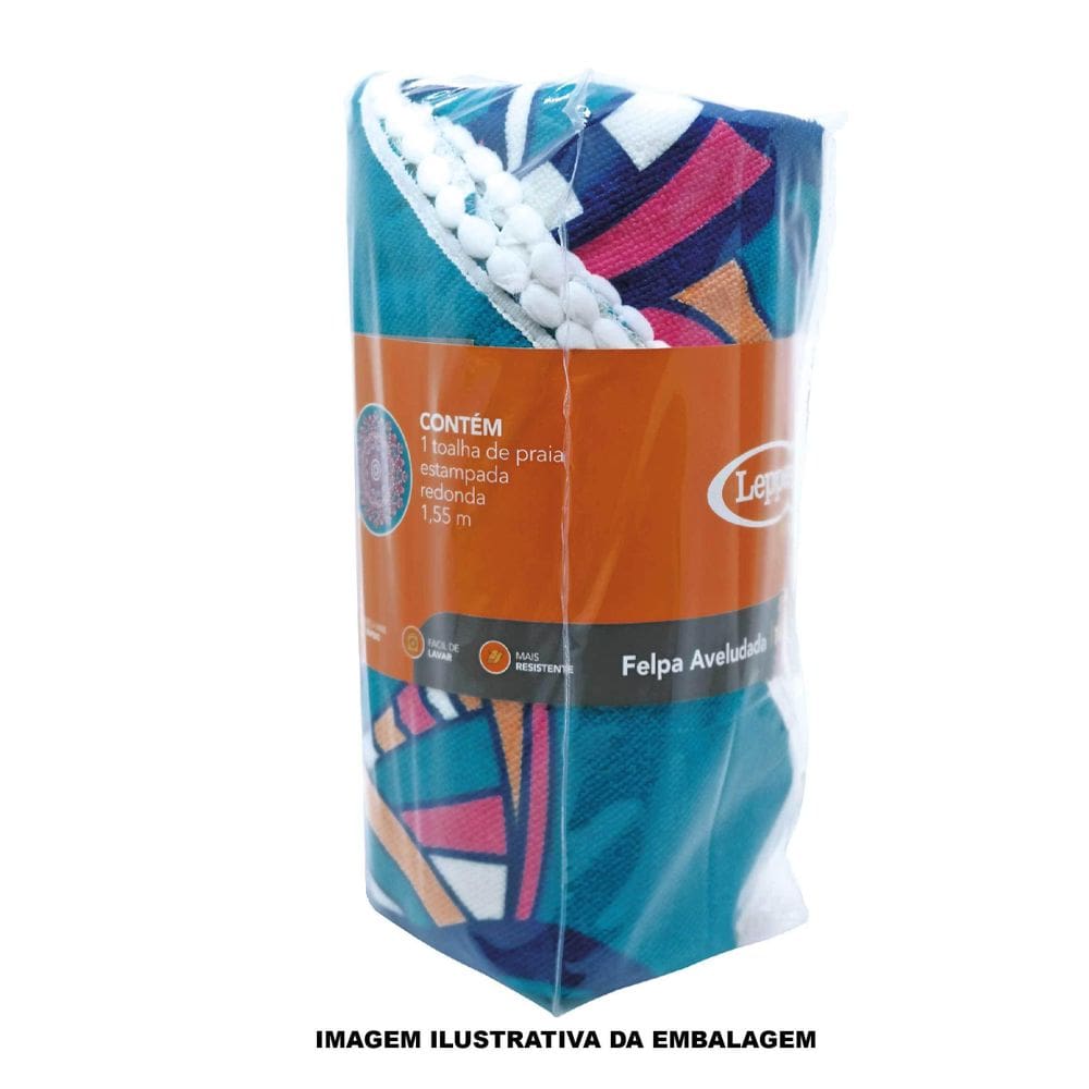 Toalha Grande Praia Areia Redonda Casal Orla Lepper 1,55M