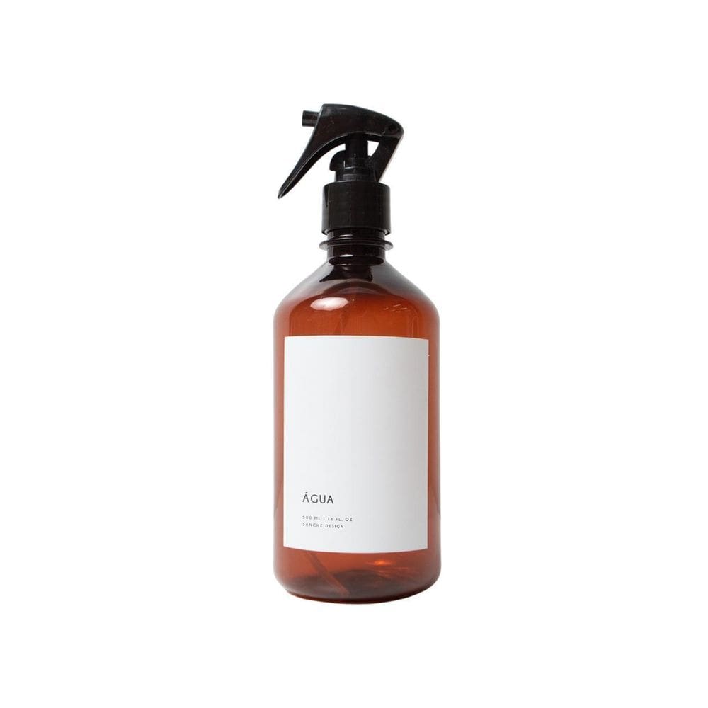 Frasco Âmbar Minimal Água Branco