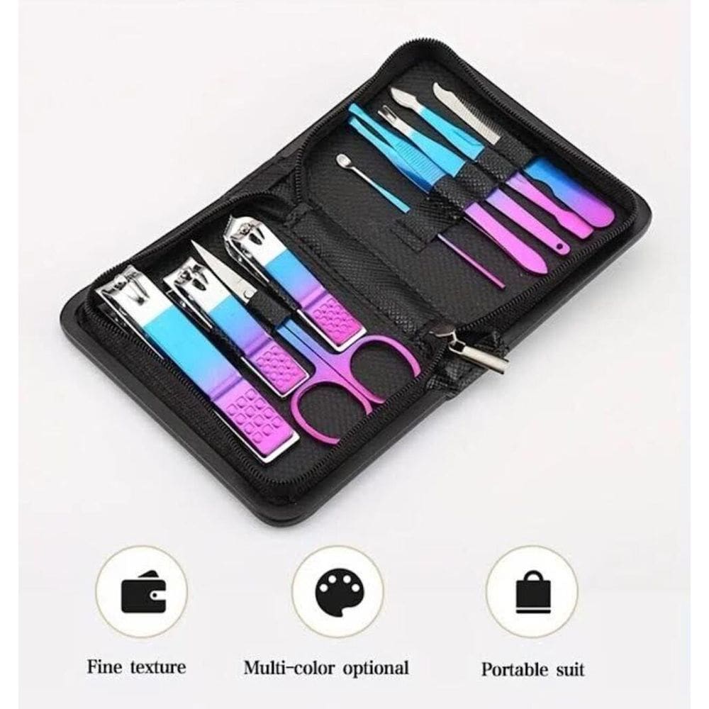 Kit Conjunto Manicure Pedicure Profissional Aço Inoxidável