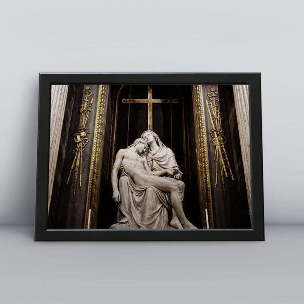 Quadros TAC Religião Cristã 097 - 20x30cm - MDF - Colorido