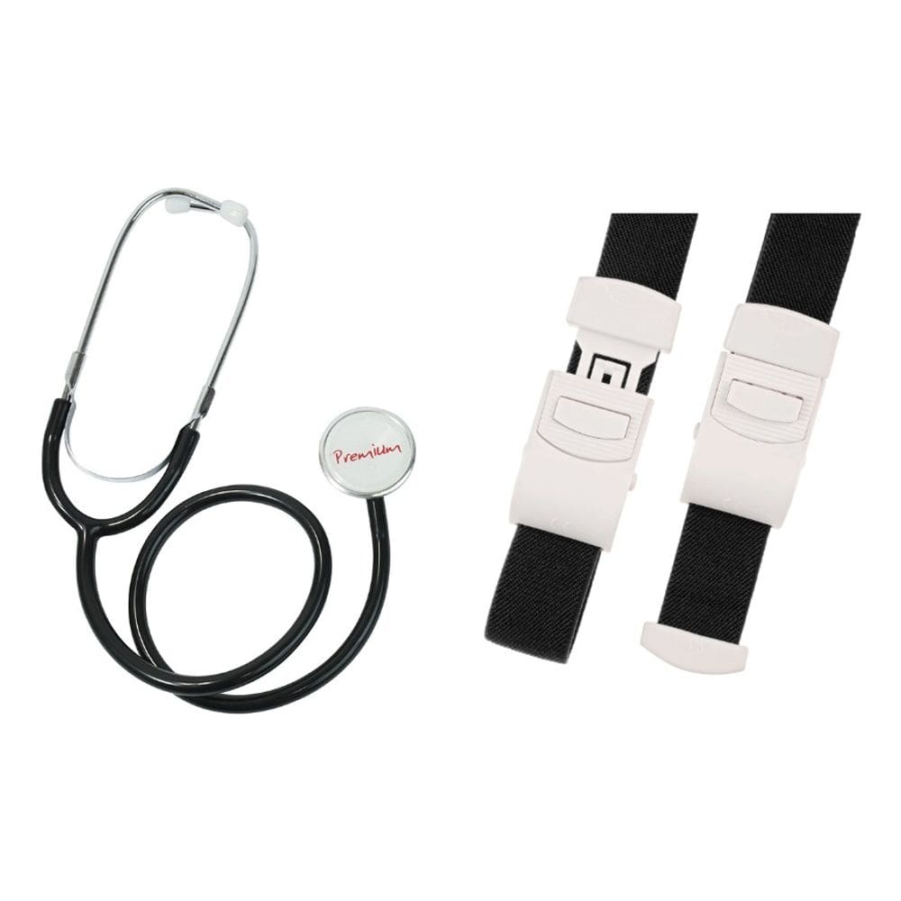 Kit Estetoscopio Adulto Premium + Garrote