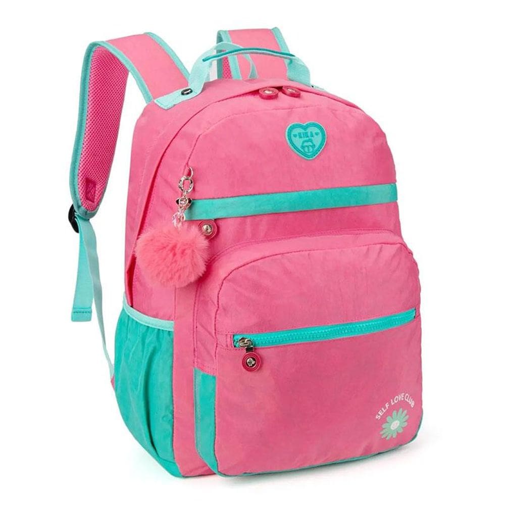Mochila Escolar Infantil KK24M14 Pink - Kika