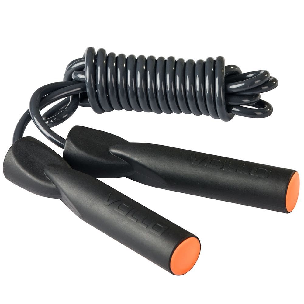Corda de Pular PVC com Rolamento Leve Portátil 2,75m Regulagem de Intensidade Vollo