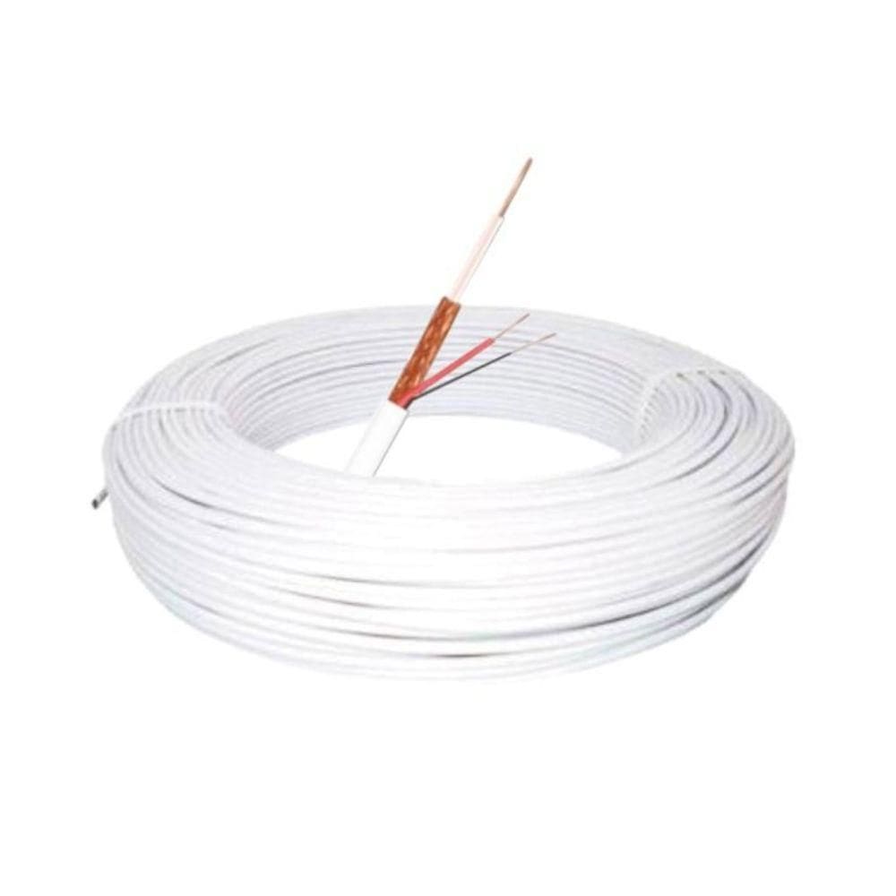 Cabo Coaxial Flexivel 4,0mm Multitoc 80% Malha Cobre +2 Alim