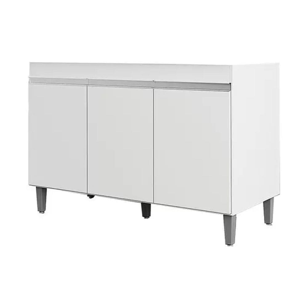 Balcão Gabinete Para Cozinha Manu 120cm 3 Portas
