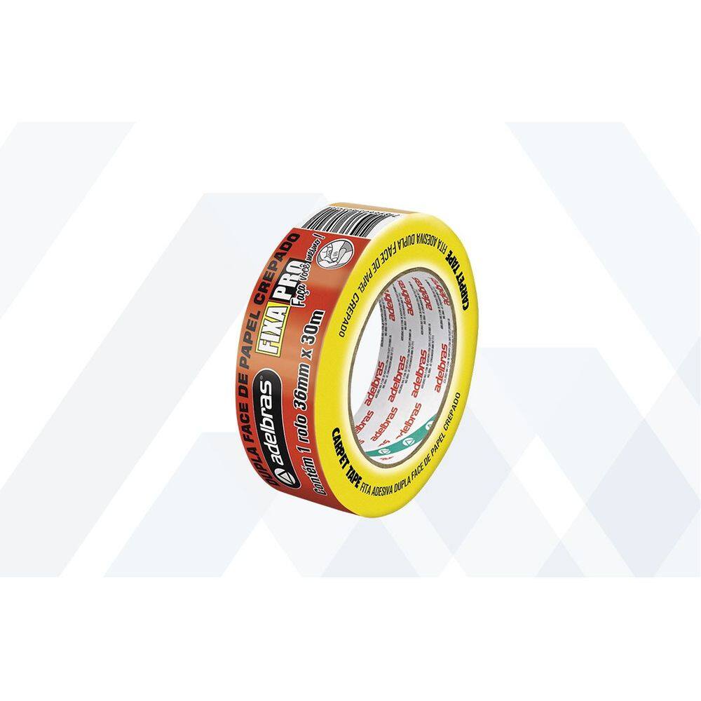 Fita Dupla Face Carpete - 36Mm X 30M - Adelbras