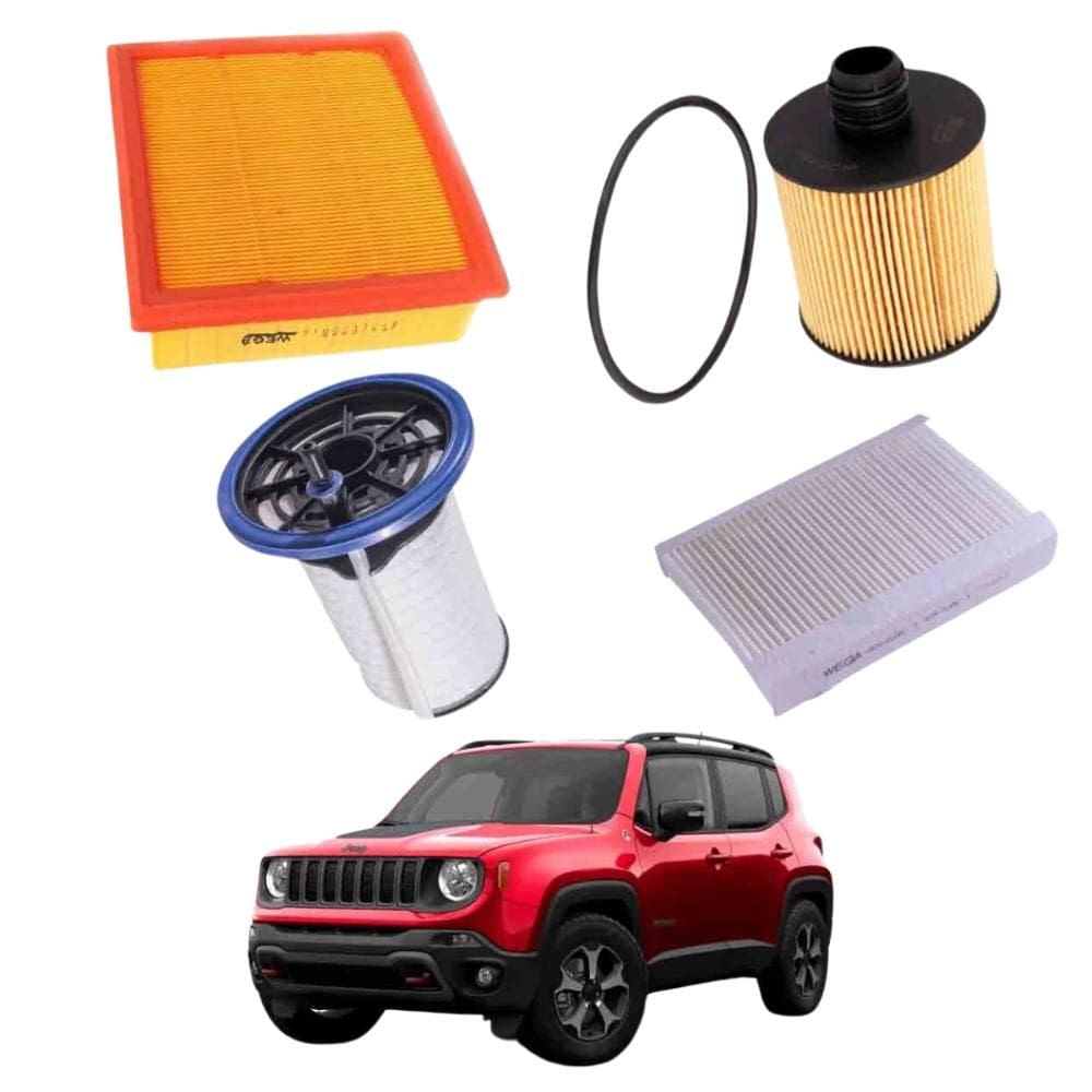 Kit Filtro Troca de Óleo Renegade 2.0 2015 A 2022 WKL142