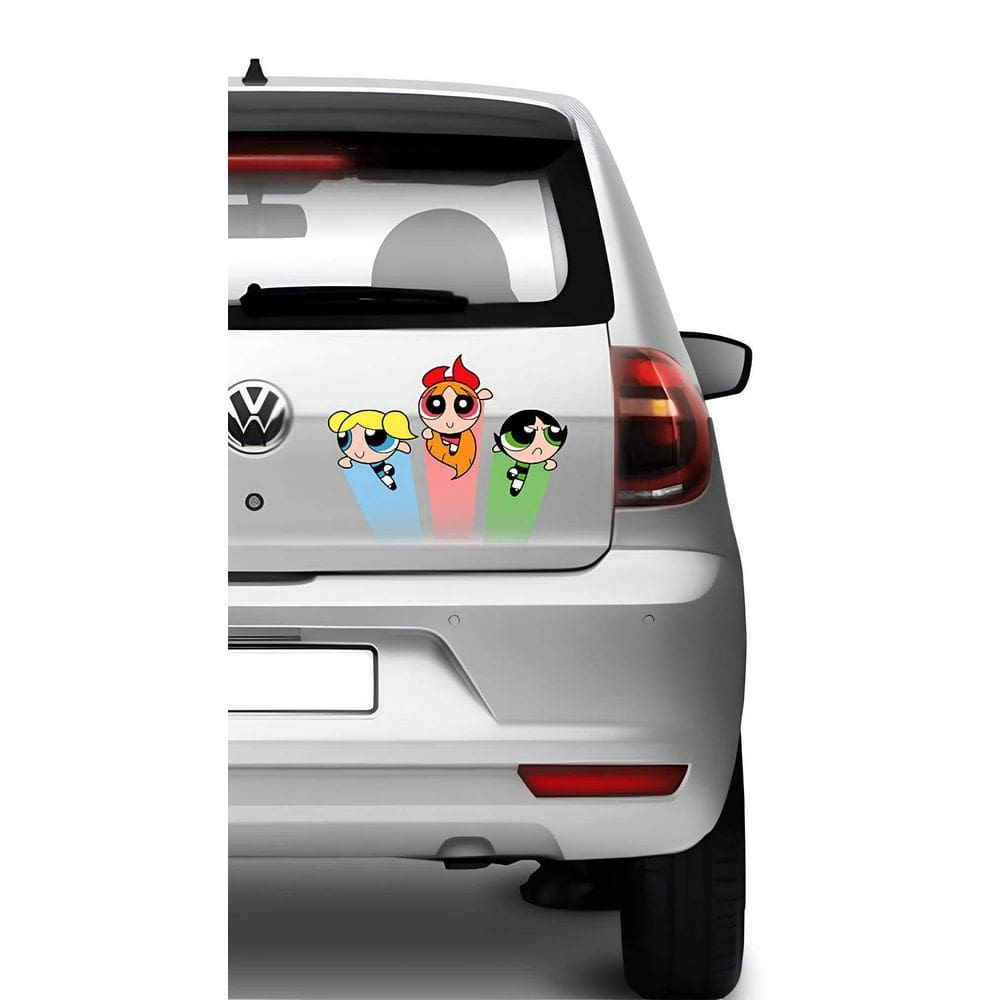 Adesivo De Carro Meninas Super Poderosa Mod02
