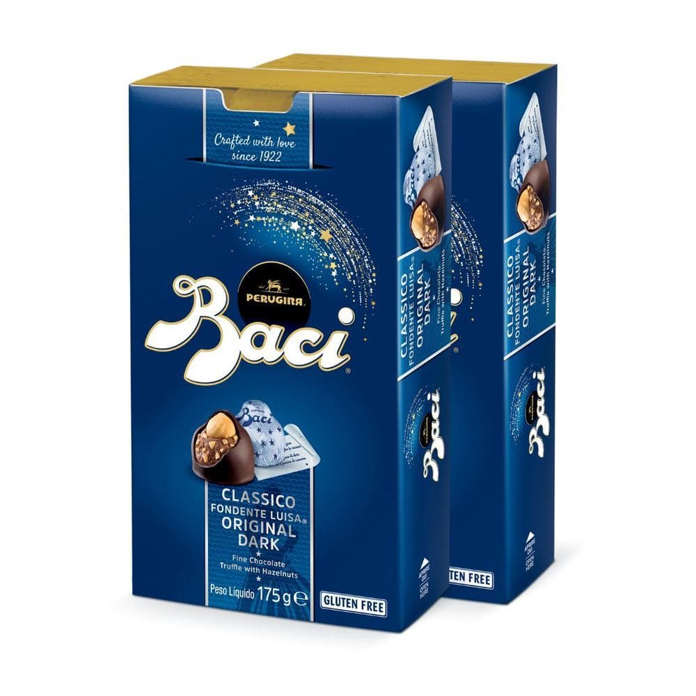 Chocolate Italiano Bombom Amargo Baci 2 Caixas 175G