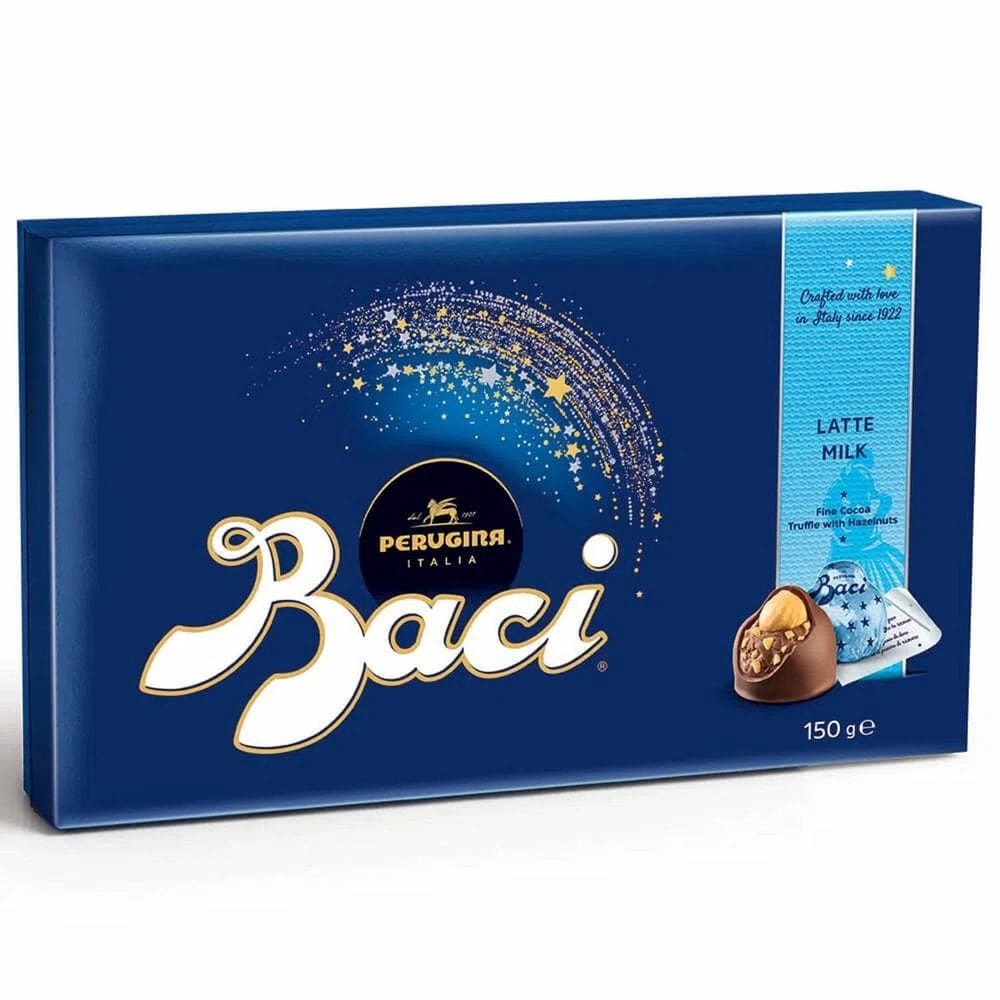 Bombons De Chocolate Ao Leite Com Avelãs Baci Box 150G
