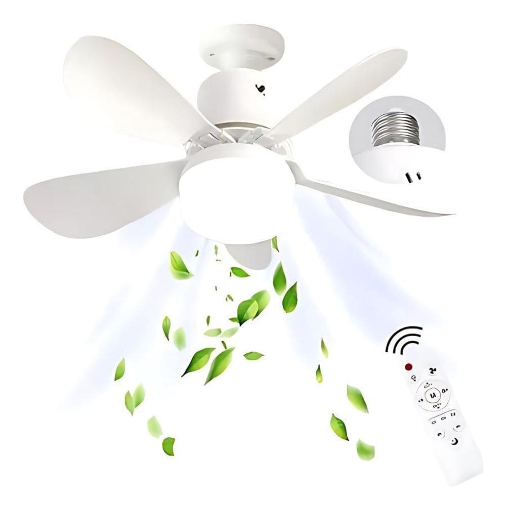 Iluminação Que Refresca: Ventilador De Teto Com Led