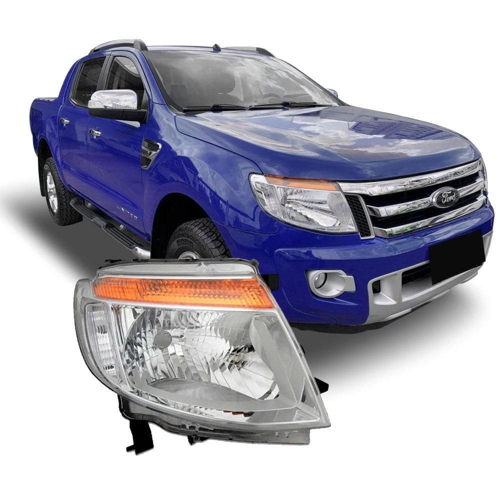 Farol Ranger 2013/2016 Mascara Cromada Direito