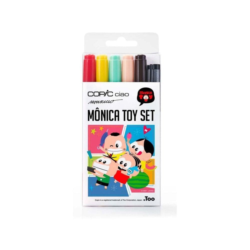 Estojo Copic Ciao Set Monica Toy Com 6 Unidades