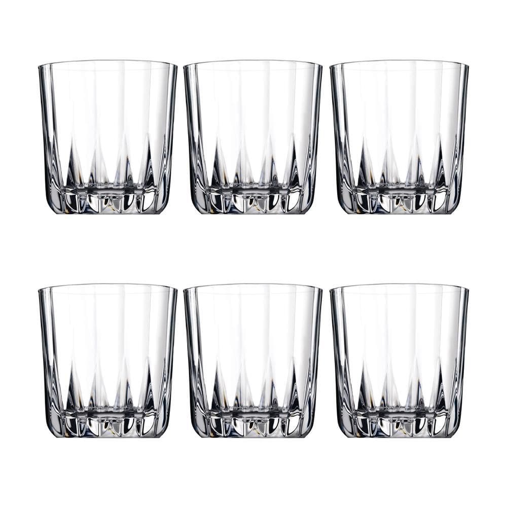 Conjunto 6 Copos Baixo Vidro 300Ml Dara Class Home