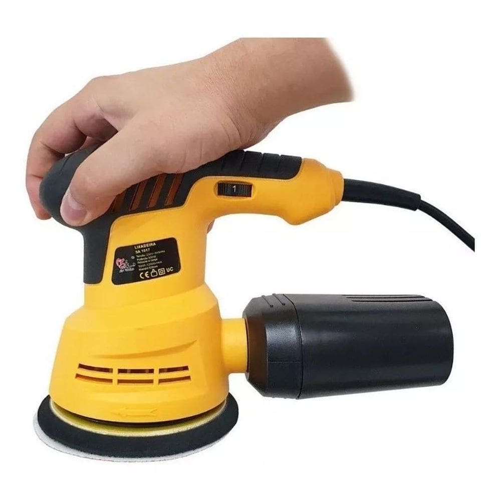 Lixadeira Excêntrica Elétrica 110V 260W Muito Potente