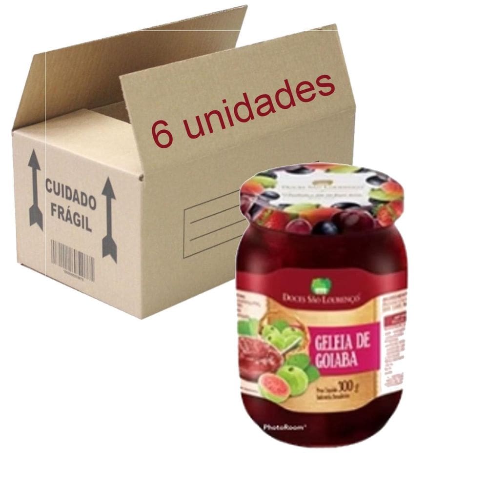 Geleia De Goiaba São Lourenço 210G 6 Unidades