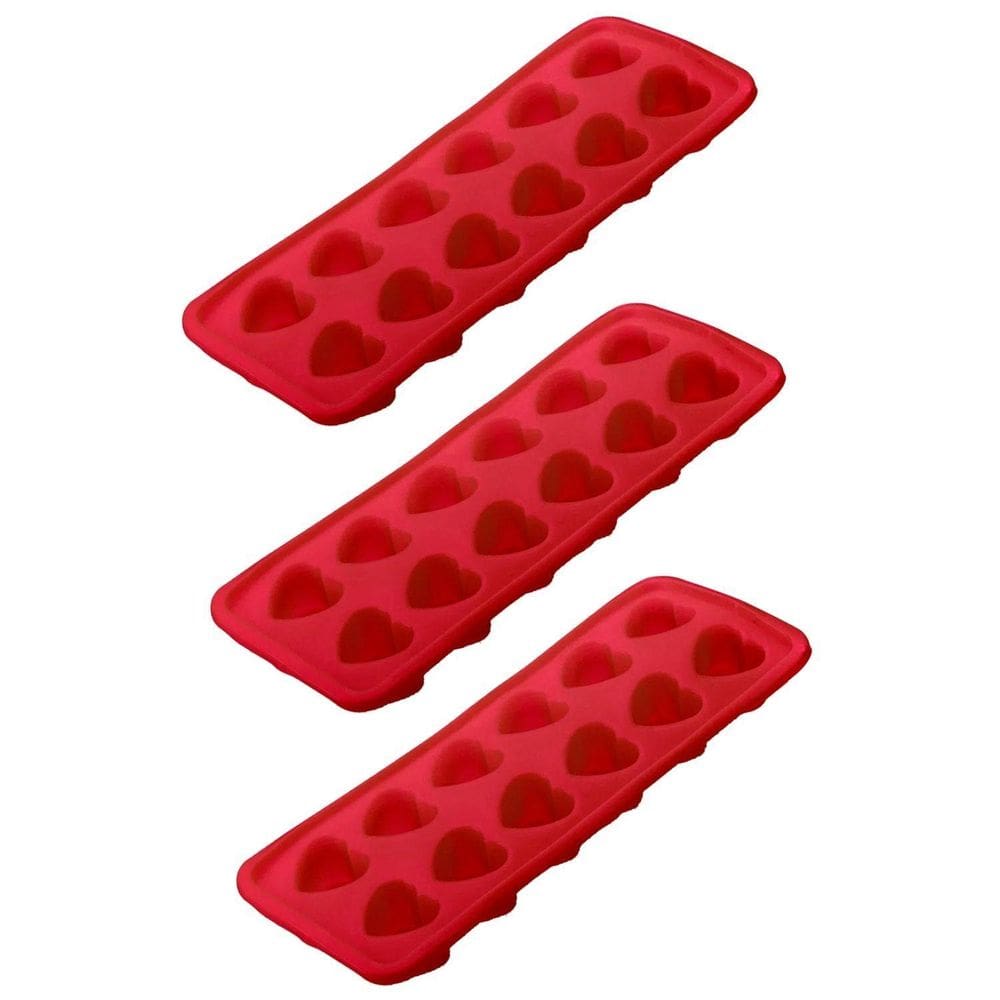 Kit 3 Formas Silicone Doces E Gelo Antiaderente Não Gruda