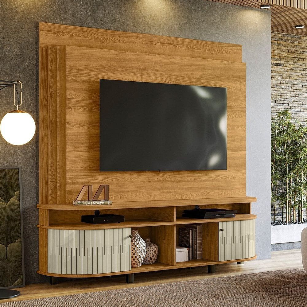 Home Theater para Tvs até 65 Polegadas Daytona Cumaru/opala