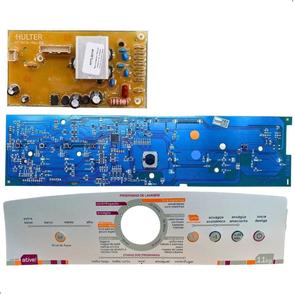 Kit Placa Interface E Potência + Membrana Bwl11 Hulter