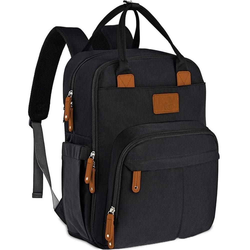Mochila Maternidade Laço Bebê Alice Preto