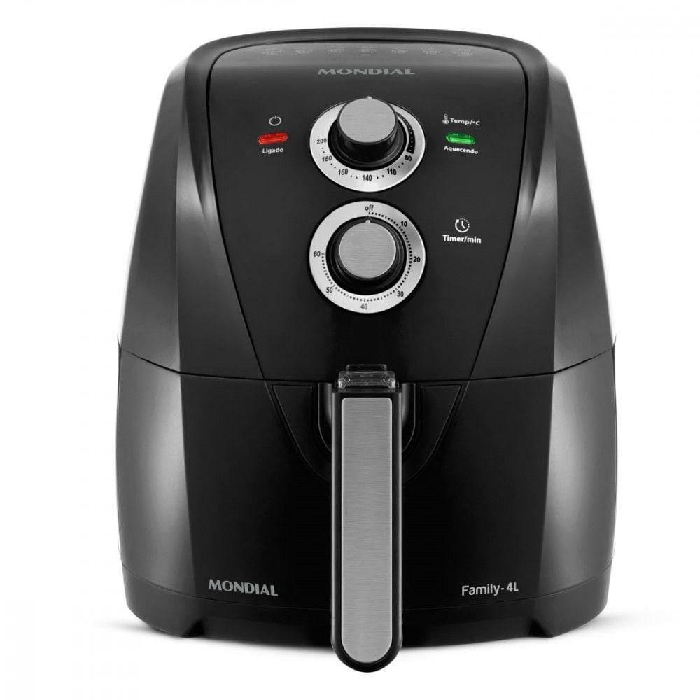 Fritadeira Sem óleo Air Fryer Mondial 4 Litros 1500w Preto 127V