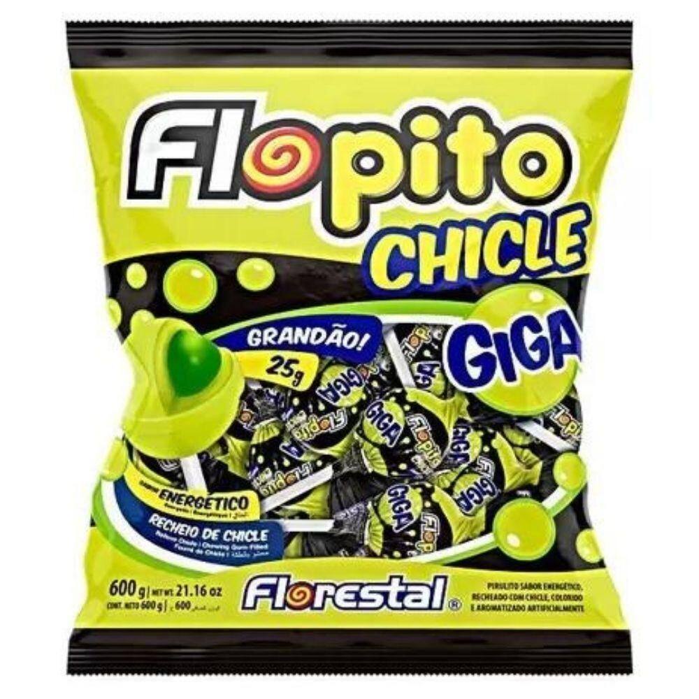 Pirulito Recheado Tutti Frutti