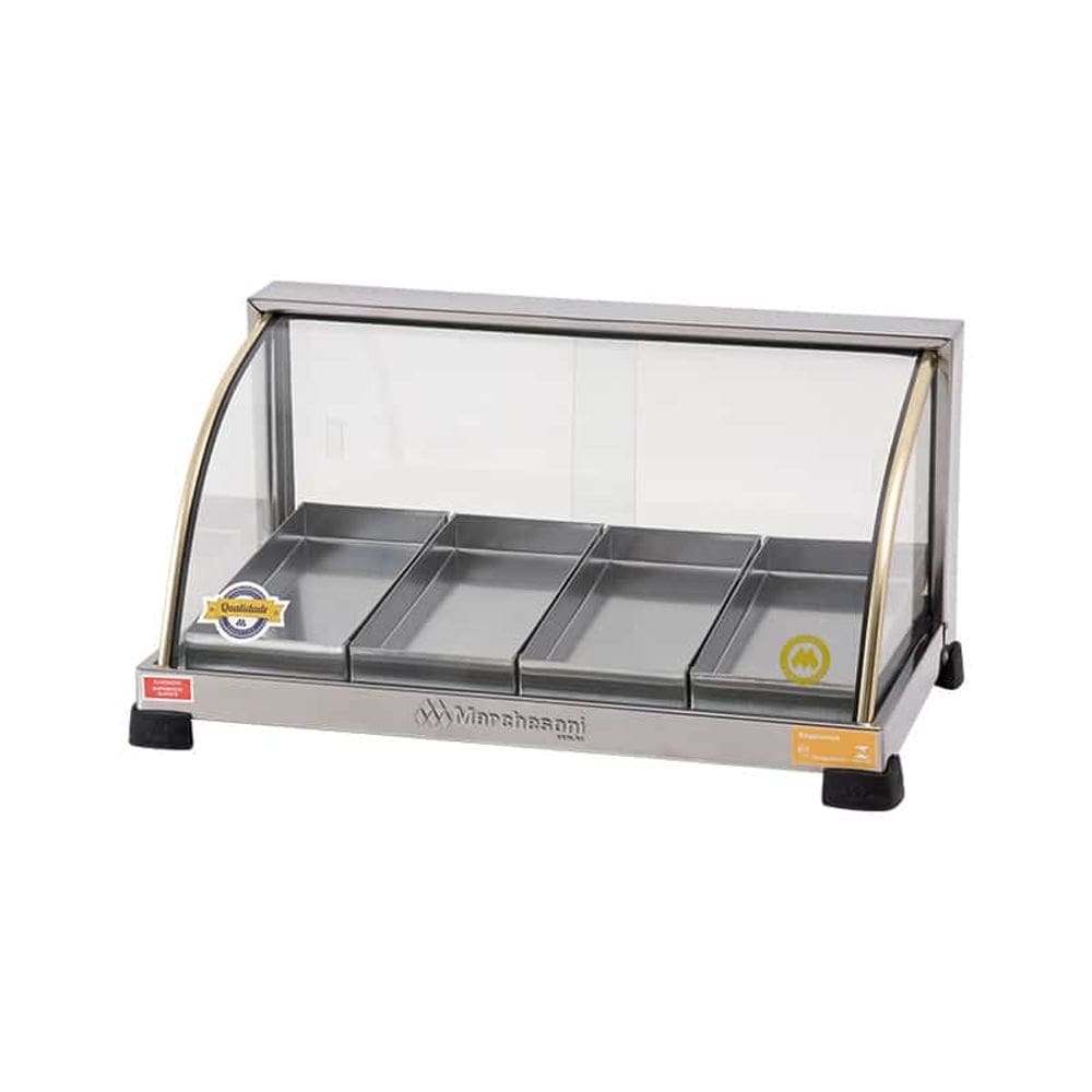 Estufa Ouro Vidro Curvo 4 Bandejas Marchesoni 2041 127v