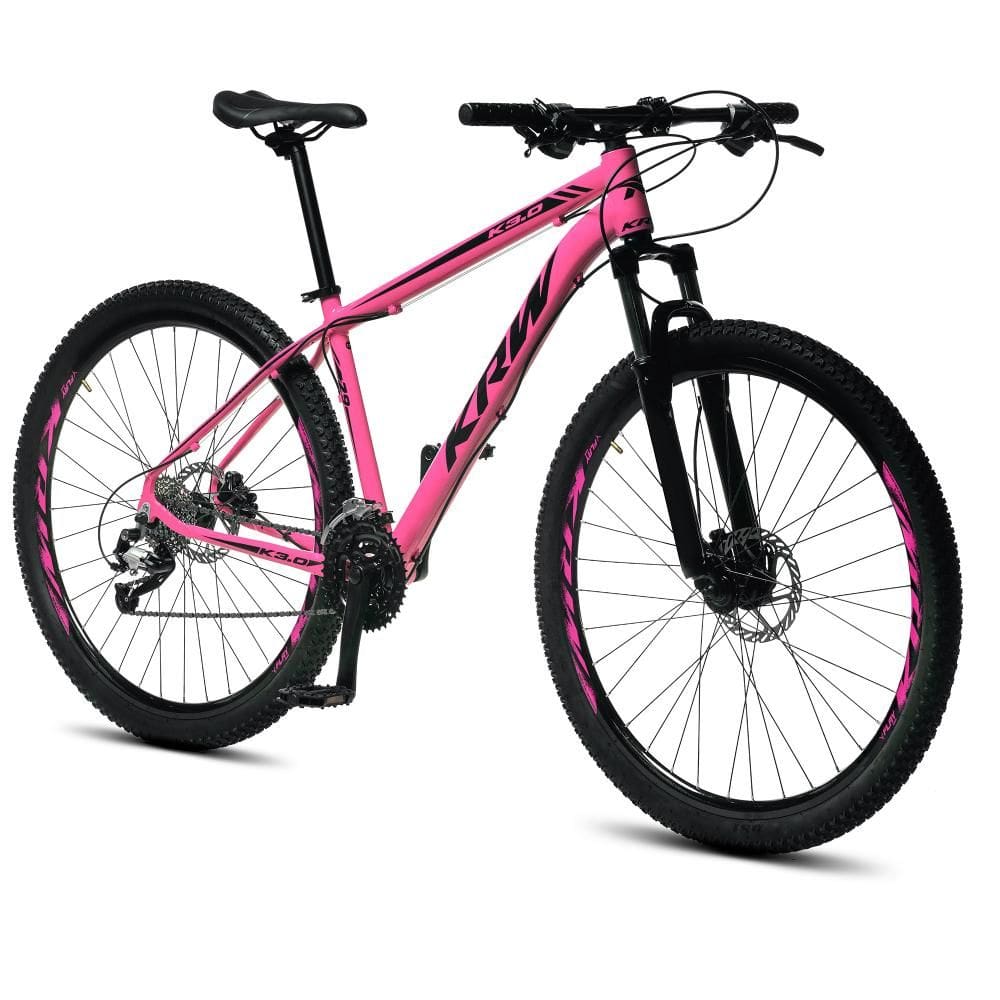 Bicicleta Aro 29 KRW Alumínio Shimano Altus 24 Vel Freio Hidráulico e Cassete S37