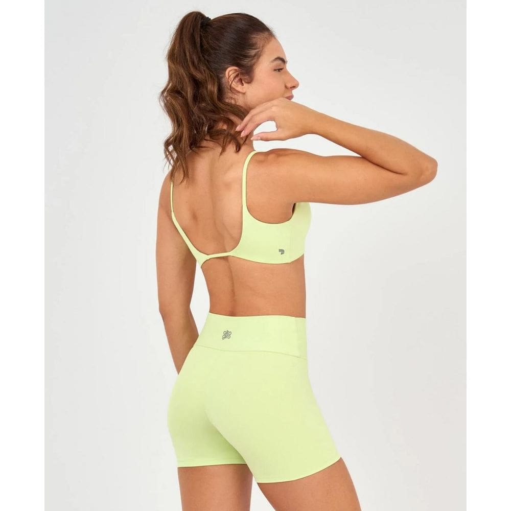 Shorts Alto Giro Eterno Cos Alto Feminino Ref:2431004