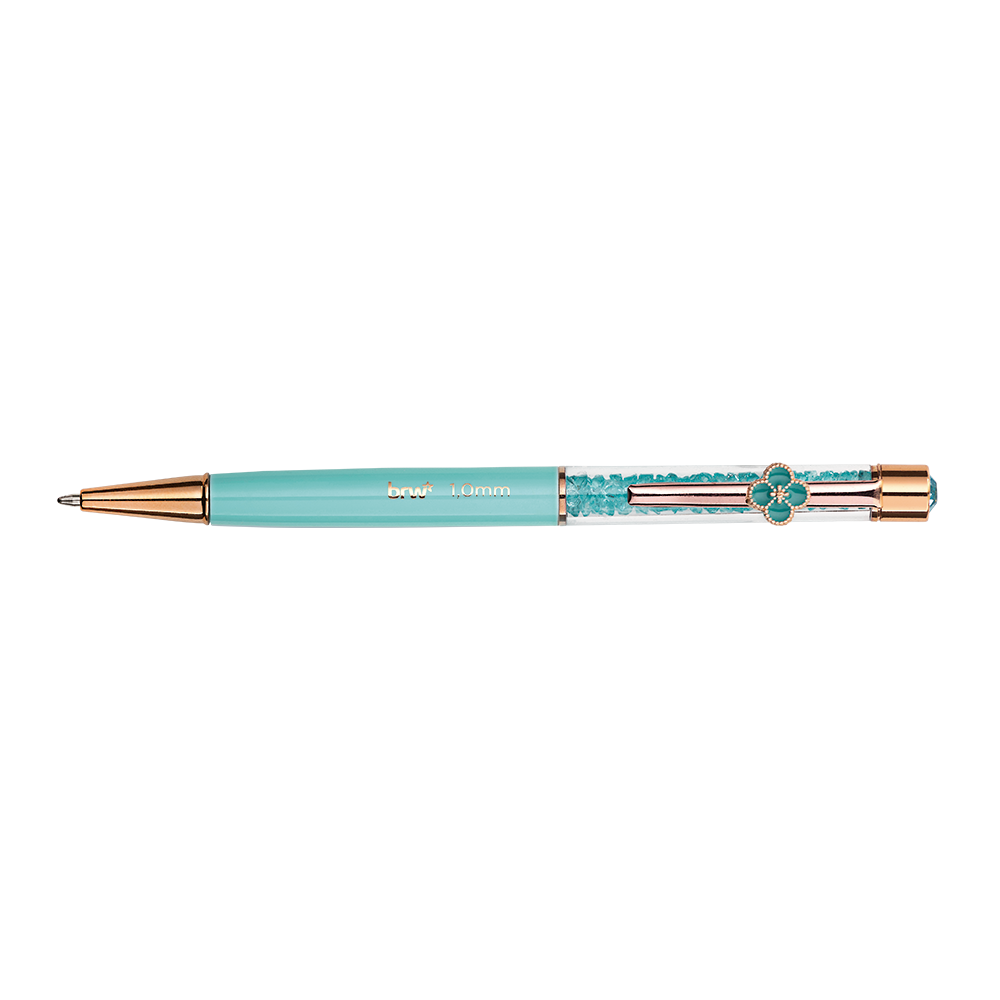 Caneta Esferográfica 1.0mm BRW - Metálica Flowers