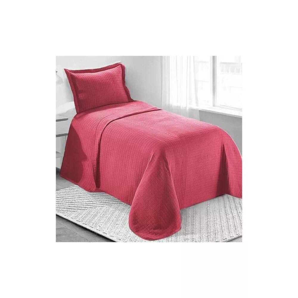 Kit Cobre leito Colcha Solteiro Camesa Loft
