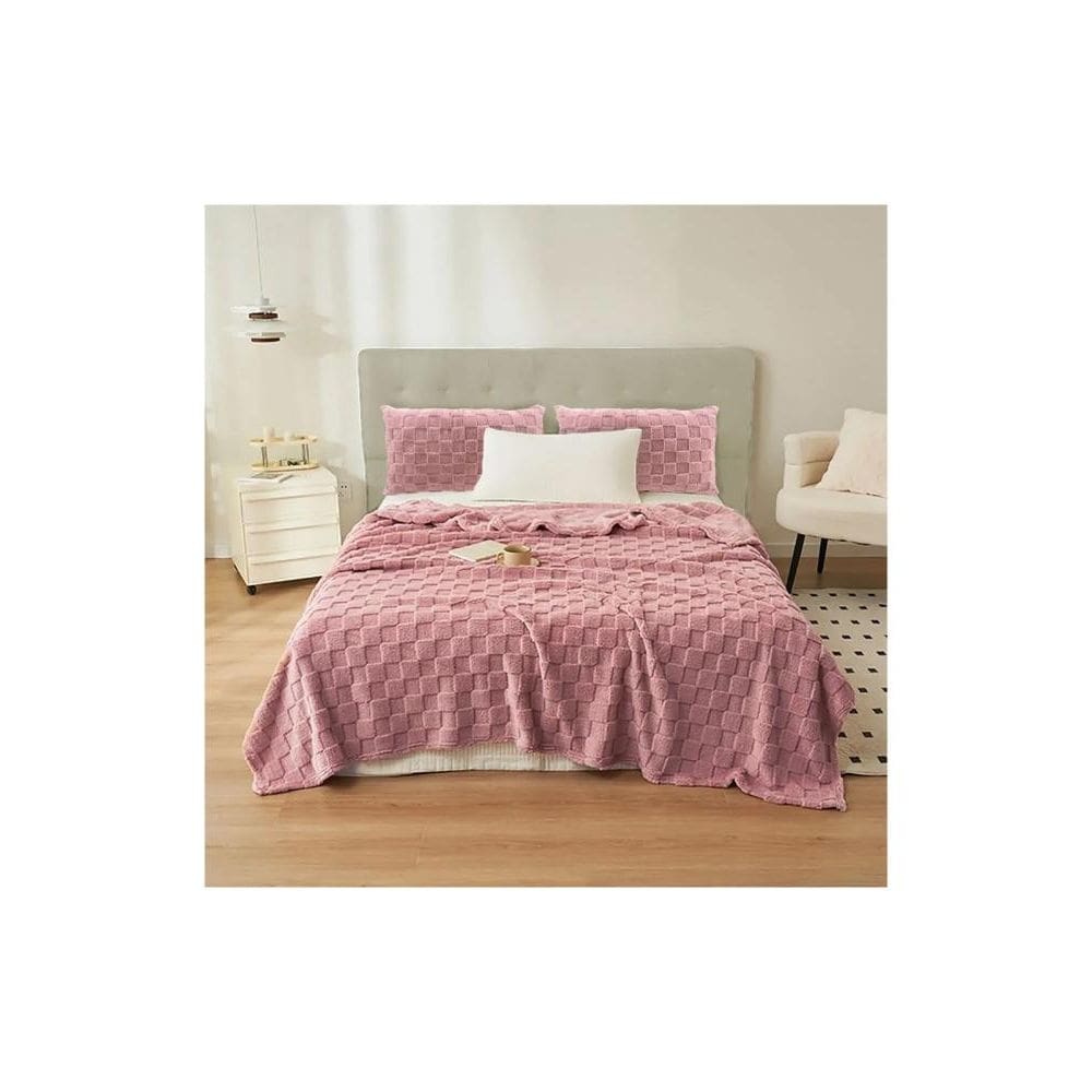 Manta Solteiro Laço Home 3D Square