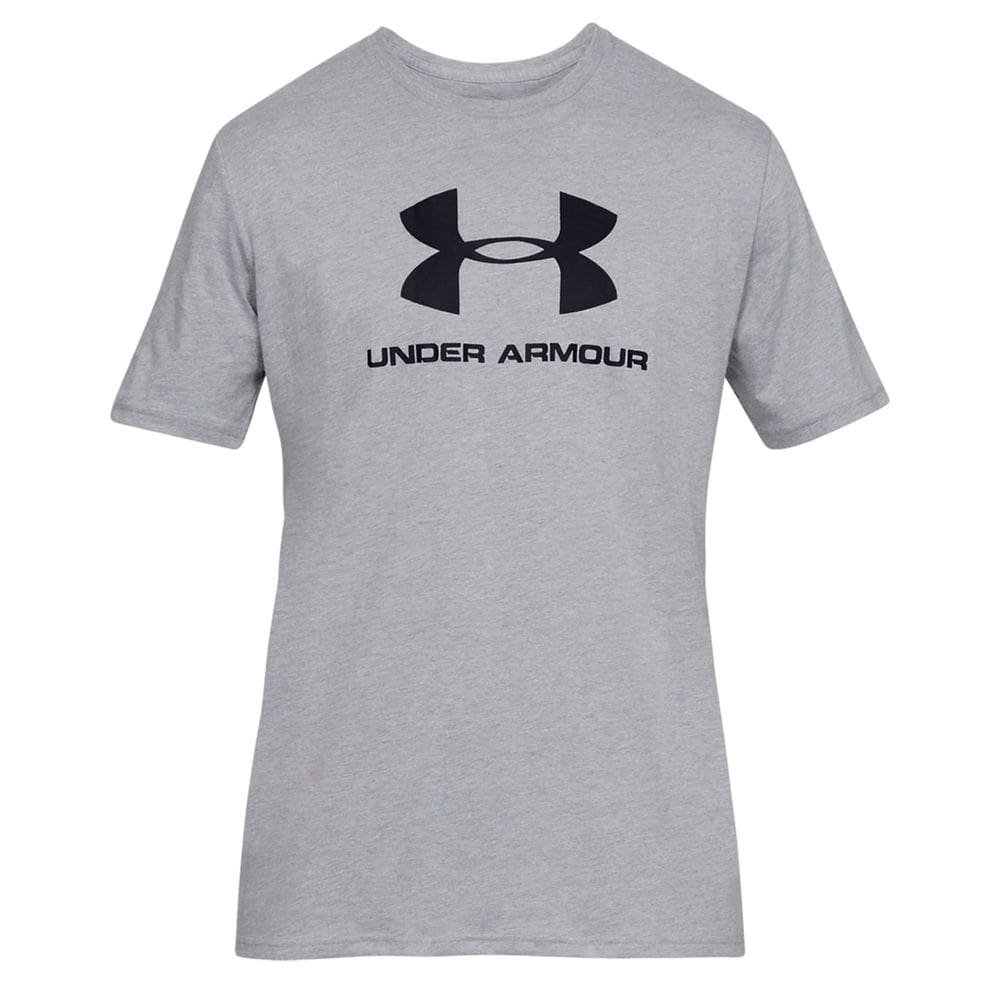 Camiseta Under Armour Sportstyle Logo Cinza Claro