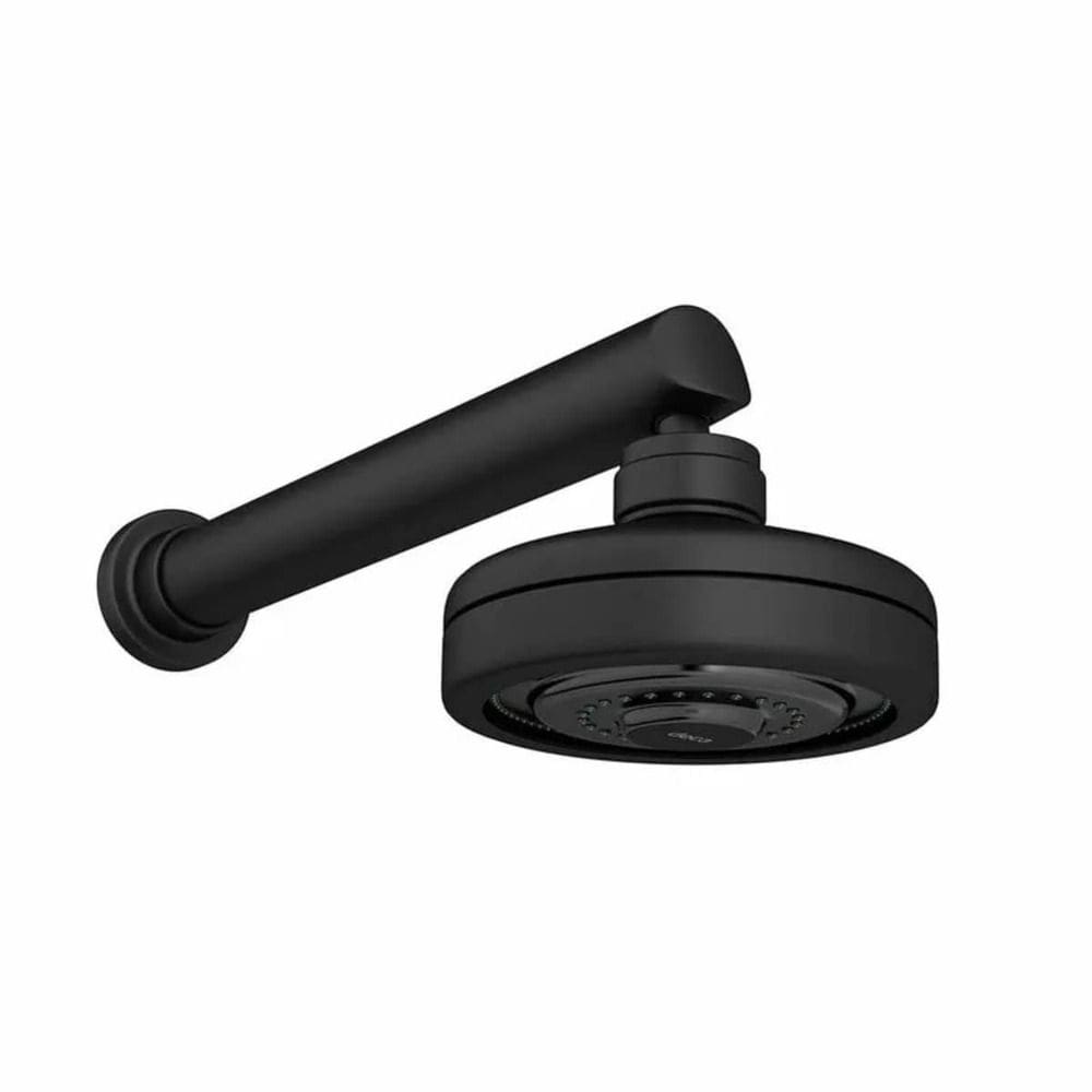 Chuveiro de Parede com Tubo Reto Deca Acqua Plus Black Matte - 1990.BL.CT.MT