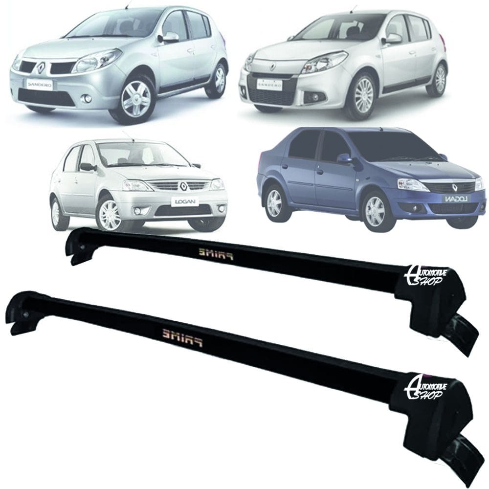 Rack Teto Aluminio Prime Renault Sandero Logan 07-13 PR137
