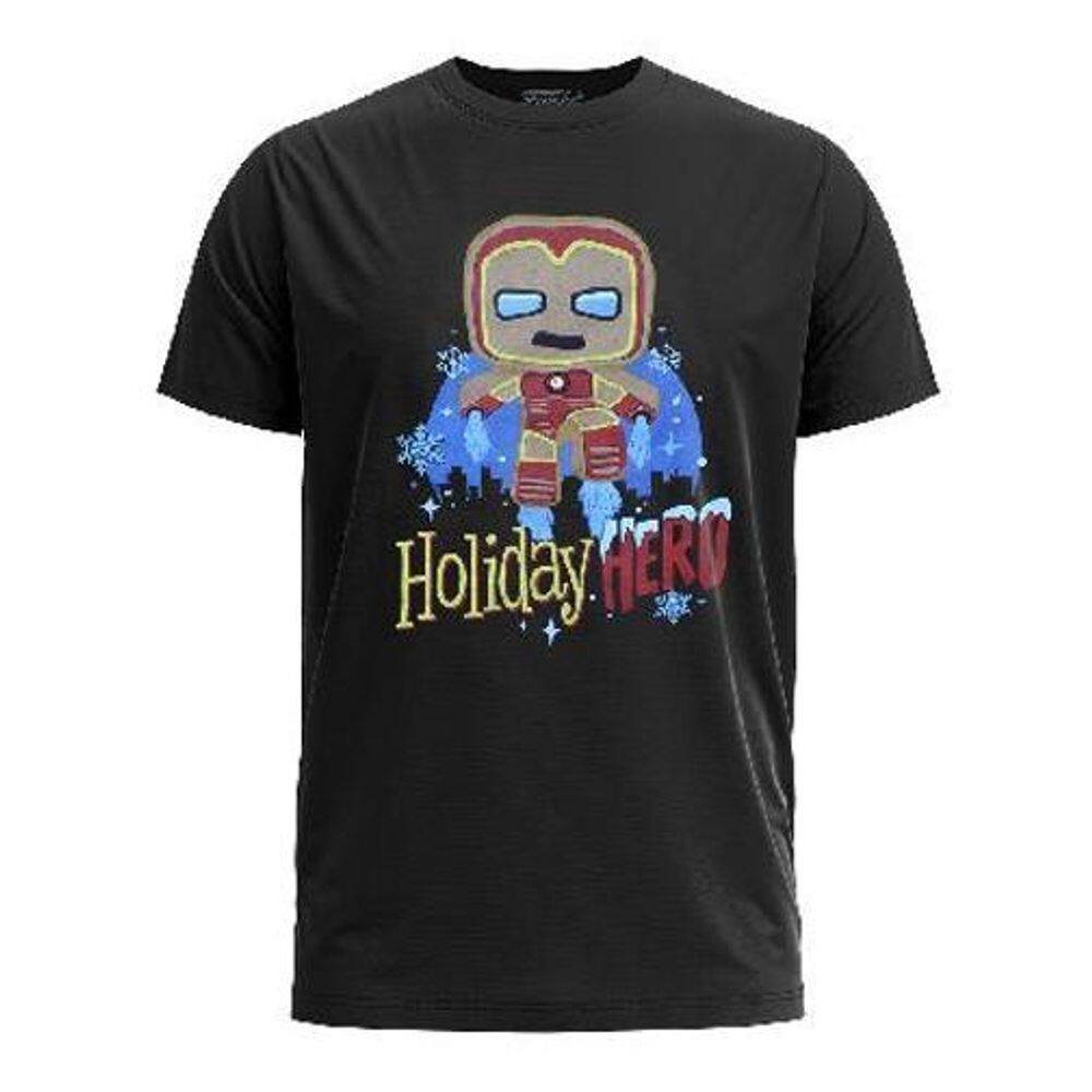 Pop Tees Camiseta - Marvel Holiday - Gb Iron Man - Tam. Pp