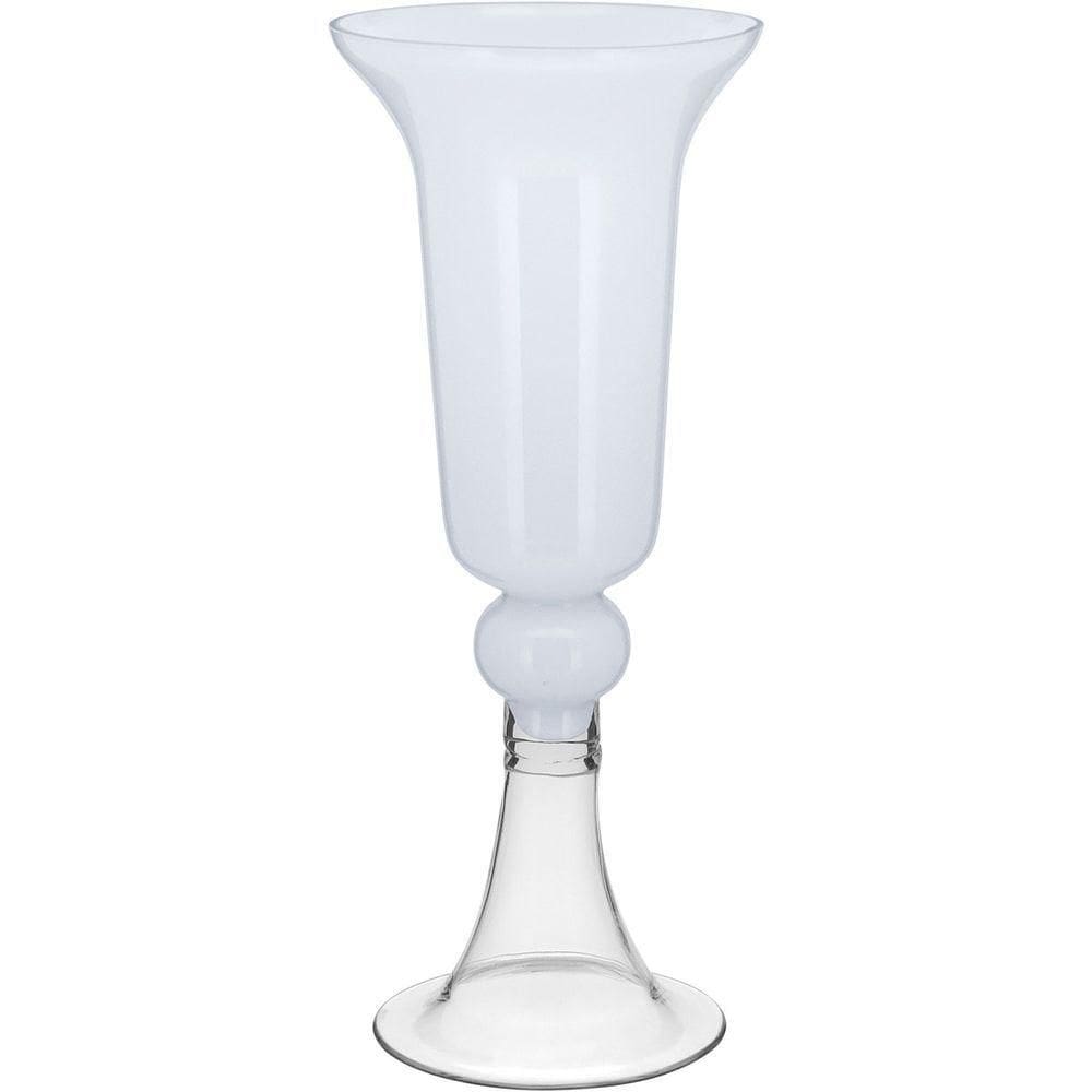 Vaso Vidro 40x16x16cm Branco