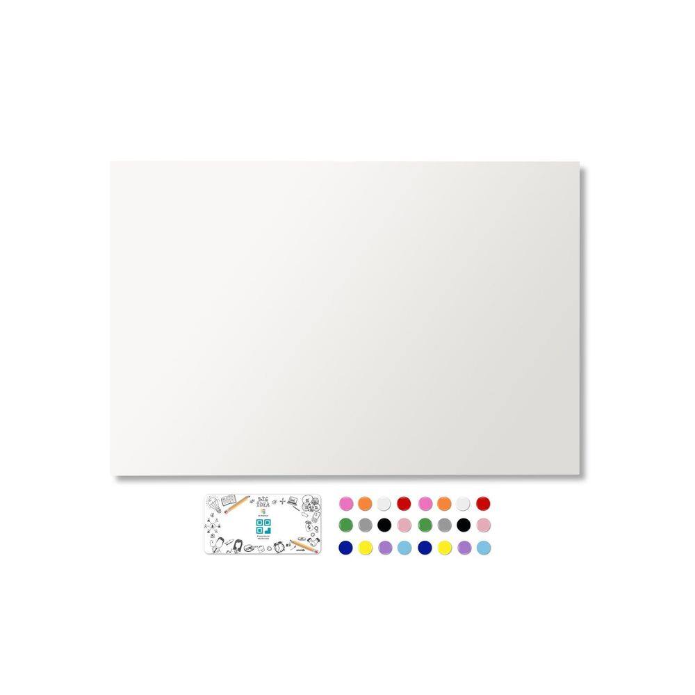 Painel Fotos, Notas + 24 Imãs + Tecnologia 45X70 - Branco