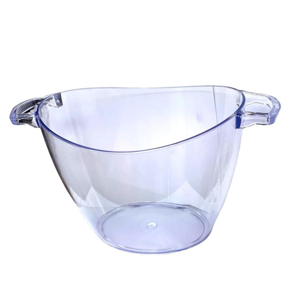 Balde De Gelo Com Alça Champanheira De Acrilico Cristal 5L