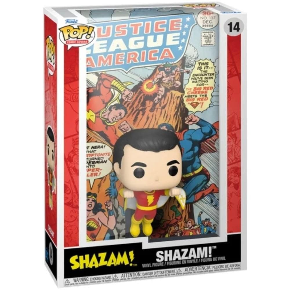 Shazam Capas Em Quadrinhos Da Liga Da Justica Da America Nº 137 Funko Pop! #14