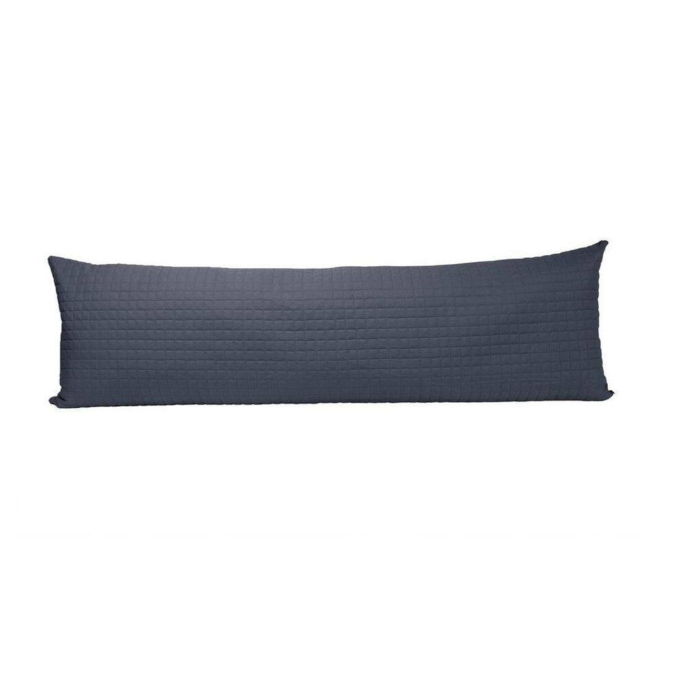 Porta Travesseiro Poliester Abraço 50x150Cm Azul Petróleo