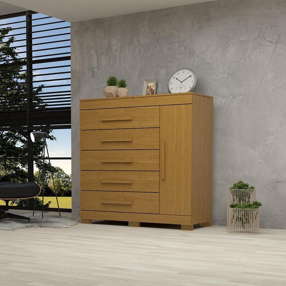 Cômoda Bahamas 5 Gavetas Linhamobília