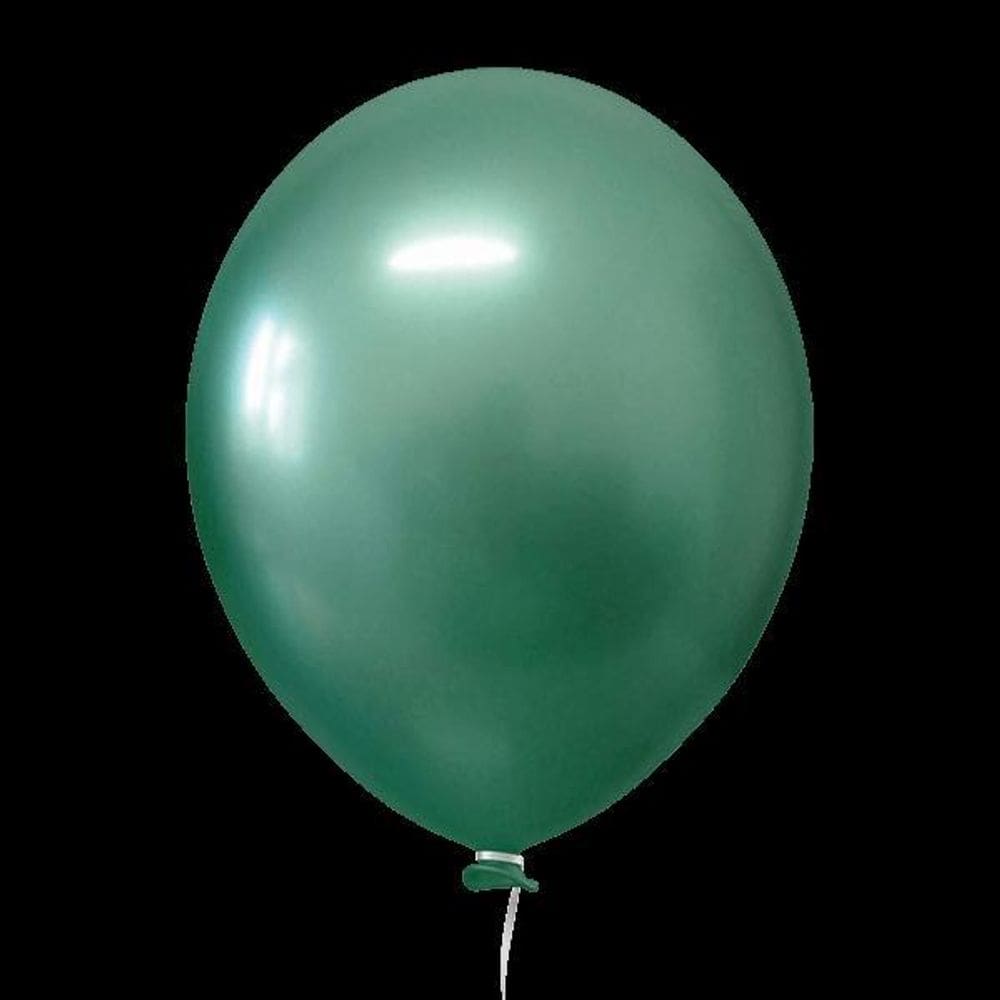 Balões Metalizados Nº 9 Cromado Platino C/25UN 23cm